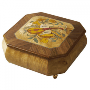 Luukse hout musiekboks-YB8M6
