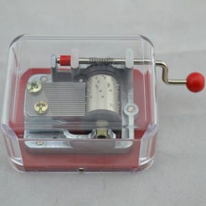 Plastic Music Box-YH2C-03(Pula nga base)