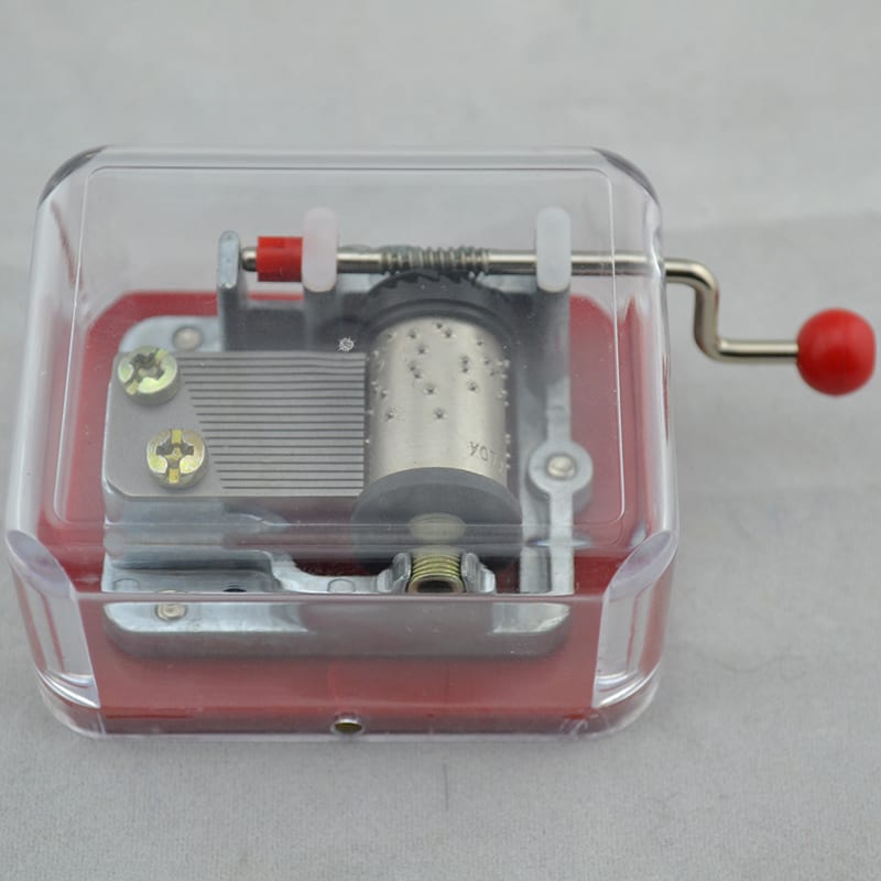 Plastic Music Box-YH2C-03(Red base) Featured Image