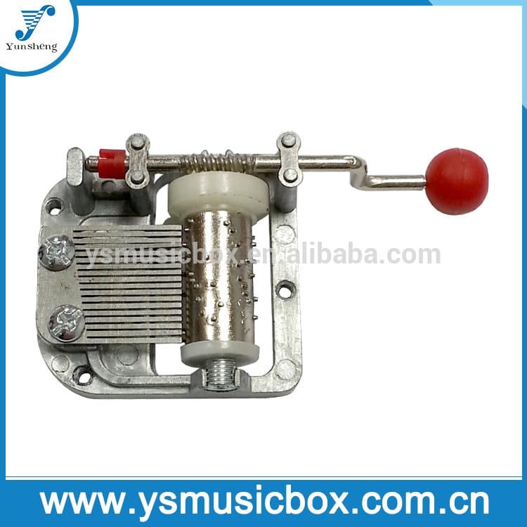 Yunsheng Miniature Handcrank Musical Movement zenekártya mechanizmus