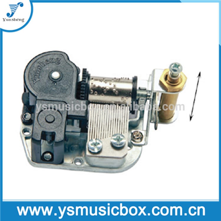 Yunsheng Standard 18 Tone Musical Movement Music Box Mechanism with Vertical Action Mechanism music box parts