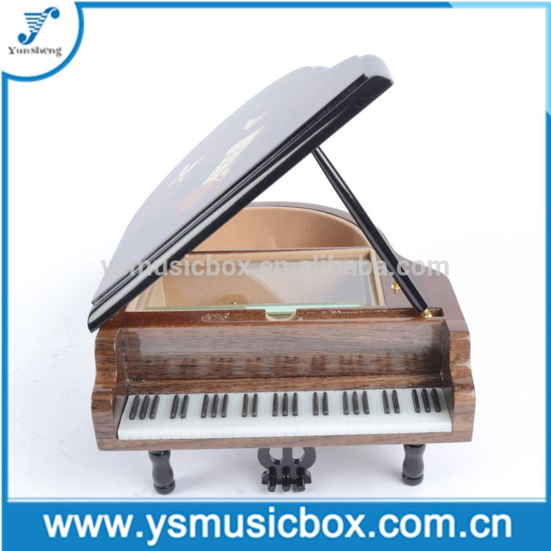 piano music box Wooden handmade musical box Musical Gift Exquisite gift