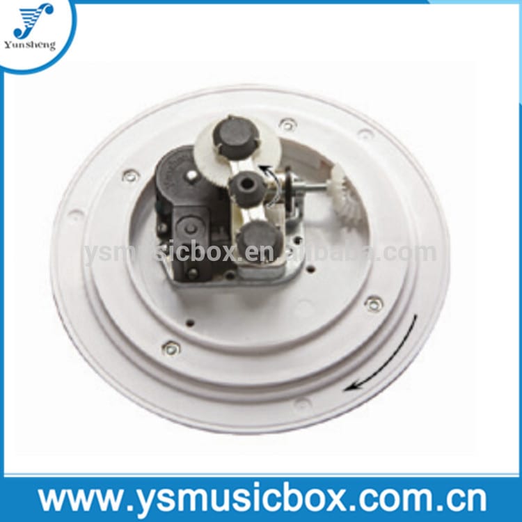 Yunsheng 18-Note Spring Driven Musical Movement nwere Magnet na-atụgharị na ntọala maka igbe egwu osisi