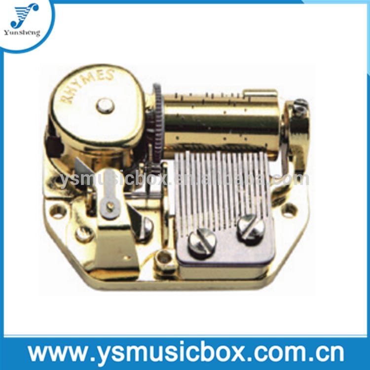 Yunsheng Deluxe 18-Note Musical box Movement mo pusa musika taulima