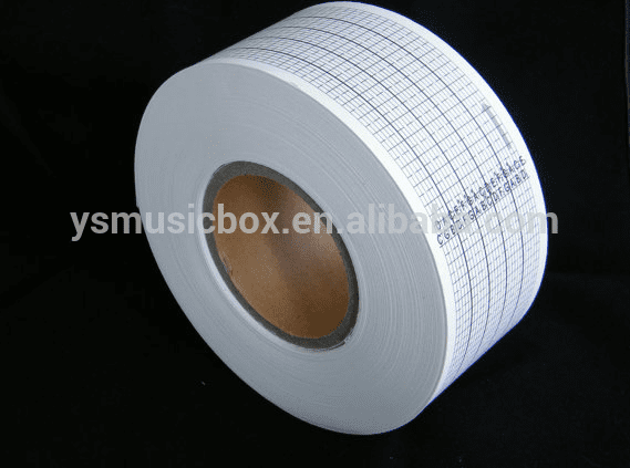 युनशेंग म्युझिक बॉक्ससाठी स्वतःच्या हाताने क्रॅंक म्युझिक बॉक्स 30 नोट 50 मीटर पेपर स्ट्रिप बनवा