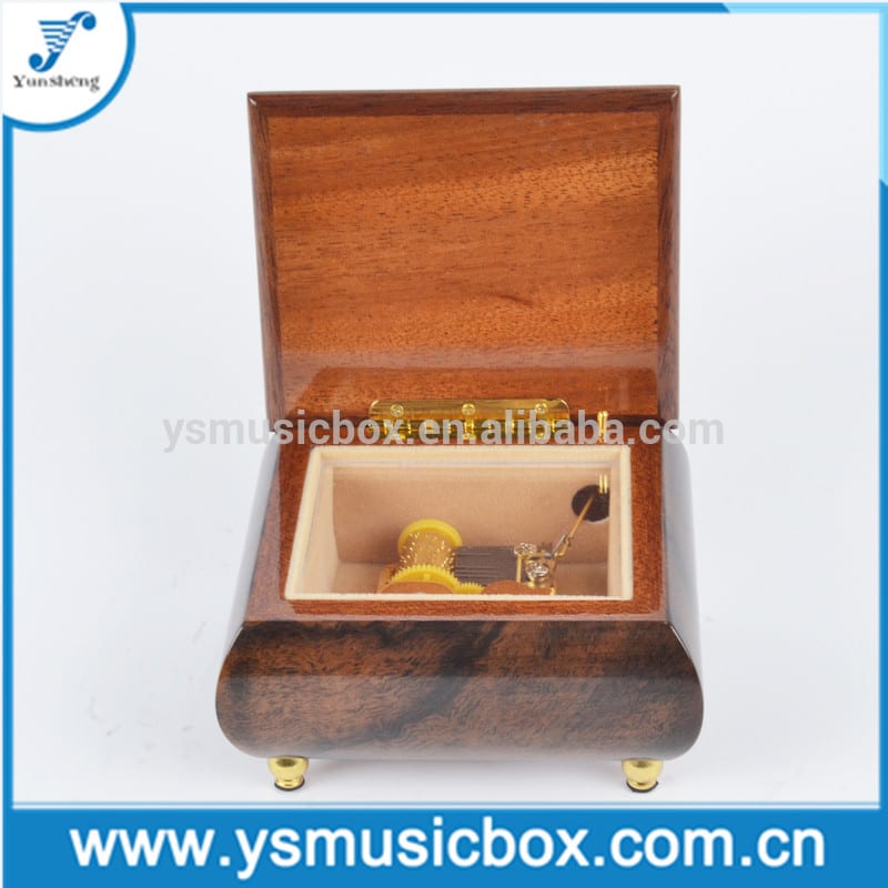 Alahas Wooden Handmade Music Box 30 nota sa klasiko nga German nga music box nga musikal nga mga lihok