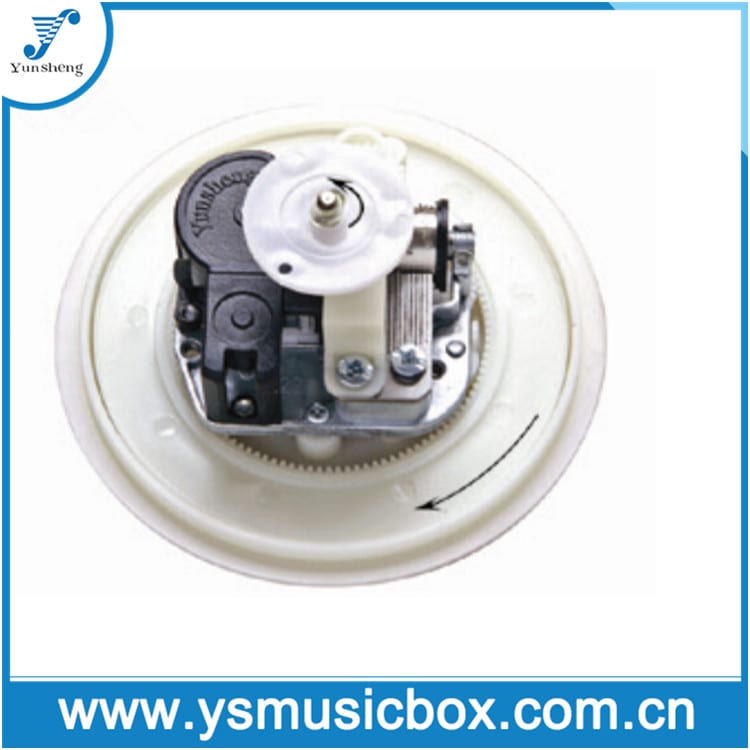 2017 High quality Wood Music Box -
 Yunsheng Spring Driven Musical Movement rotating music box bases – Yunsheng