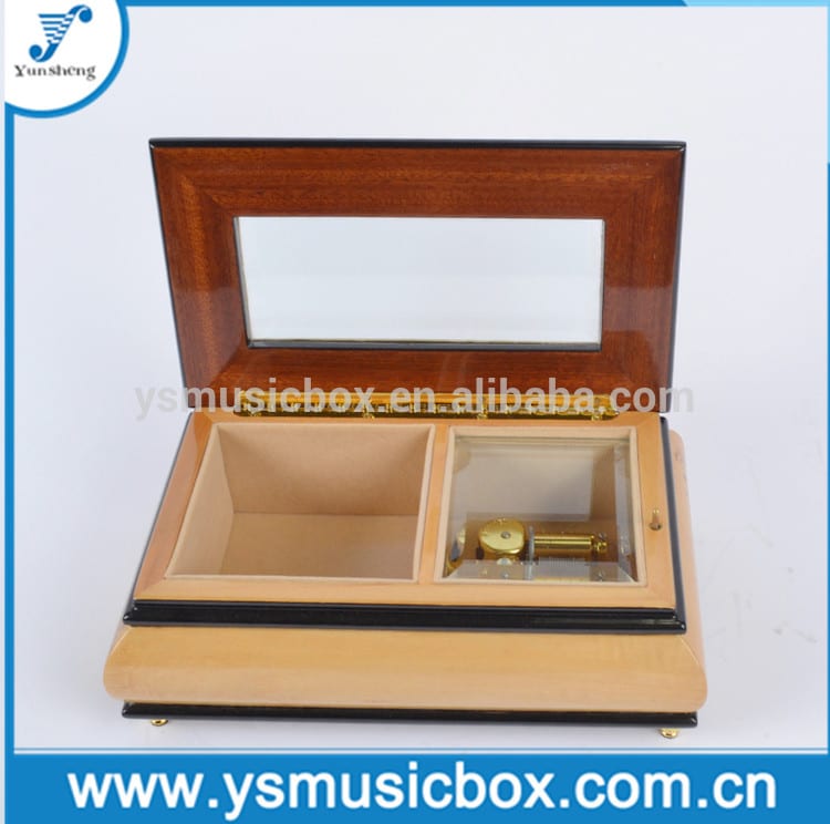 High Quality Jewelry music box Wooden handmade Music Box for Musical Gift Exquisite gift