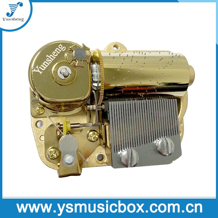 (YM3002EB) Yunsheng Center Wind up Miniature 18 Note Movement Music Movement