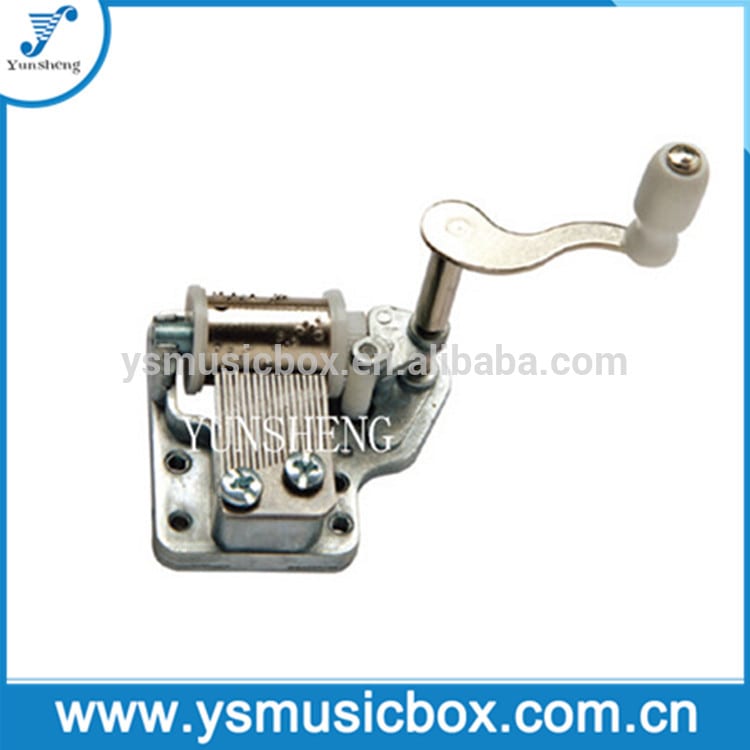 Bidirectional Vertical Hand-Operated Musical Movement / Hand Crank Musical Box (YH10)