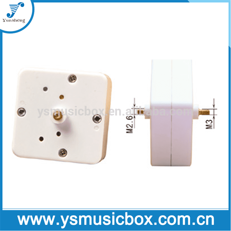 YM3002EPR Center wind up center shaft output miniature musical movement music box