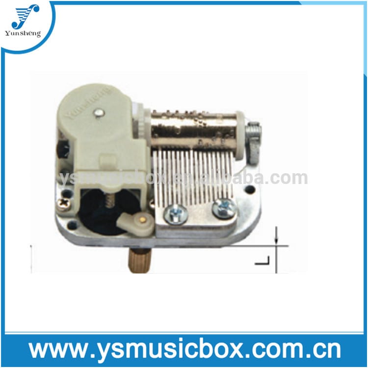 (YM3007) Yunsheng 18 Notes miniatyrrörelse med på av Rotary Switch Musical Movement