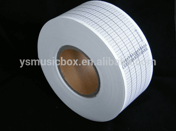 Fac tua manu crank musicam capsam 30 Nota 50 m Paper Strip