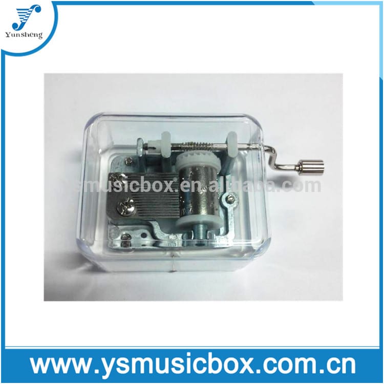 Yunsheng music box hand crank music box movement china factory