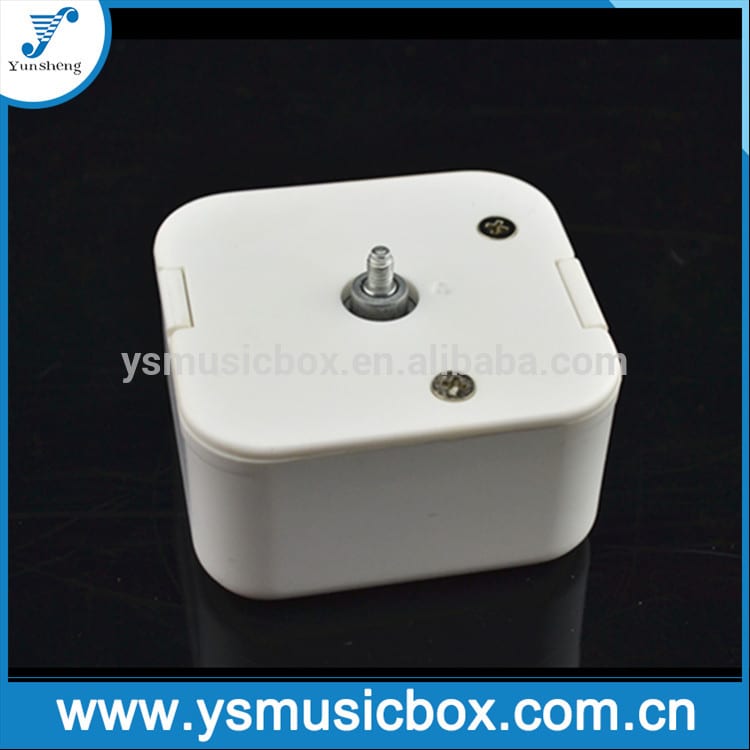 Yunsheng miniatuur sentrum opwind musikale beweging / musikale boks meganisme vir sagte speelding