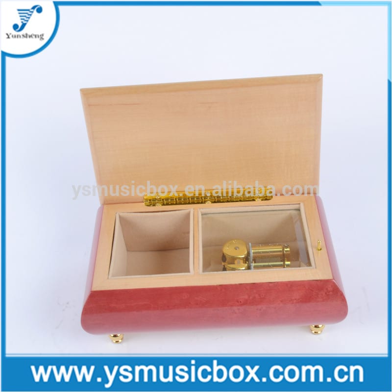 Sieraden Houten Handmade Music Box foar Har Oanpaste Song Birthday Gift Christmas Gift