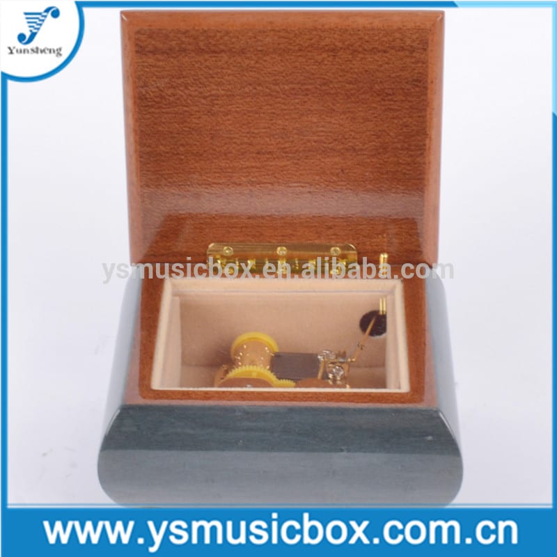 Antique Wooden Handmade Music Box for Her Custom Song Musical Movements
