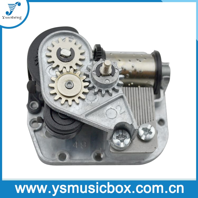 Trending Products Music Box Custom Song -
 2YA3002N/FX01A Standard 18 Note Movement with Center Rotating Shaft Output/M3 Left Thread wind up musical movement – Yunsheng