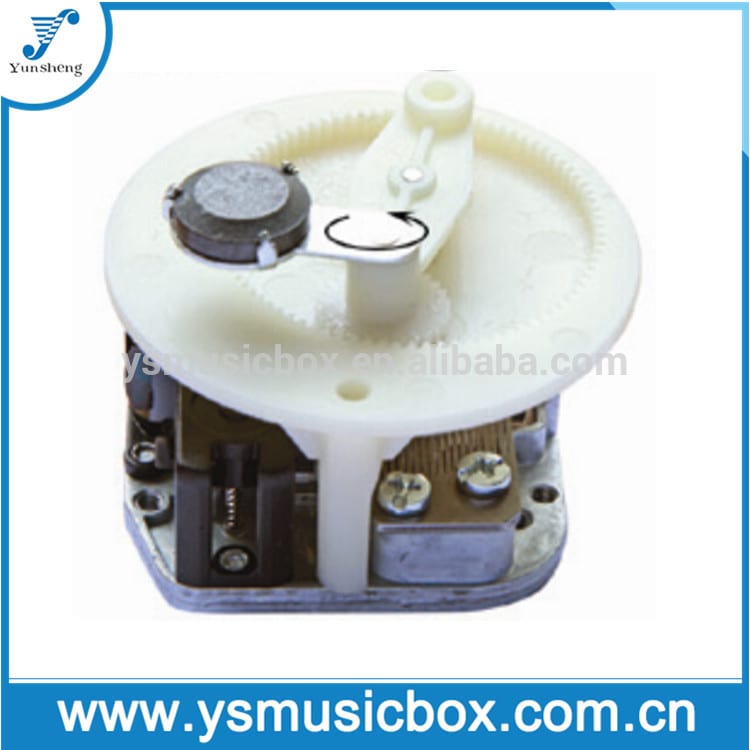 Yunsheng Standard 18 טון מנגנון תיבת נגינה תנועה מוזיקלית עם מגנט מסתובב אחד חלקי תיבת נגינה