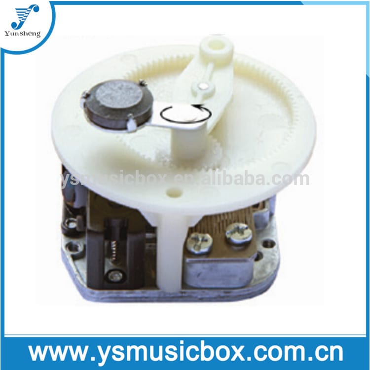 Yunsheng Standard 18 Tone Musical Movement Music Box Mechanism na may Isang Umiikot na Magnet Mga bahagi ng Music box