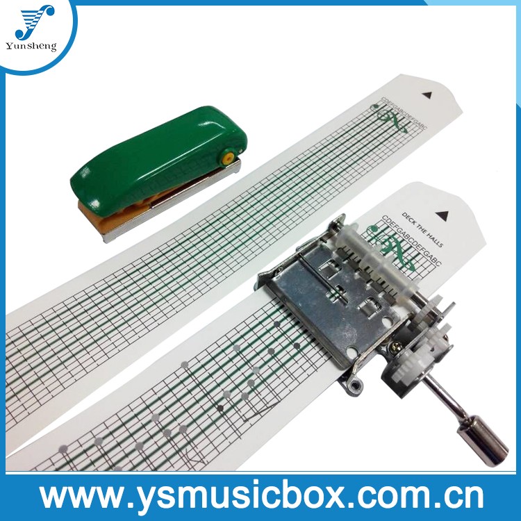 custom music box Yunsheng Paper Strip Hand Operated Musical Movement Musical Box