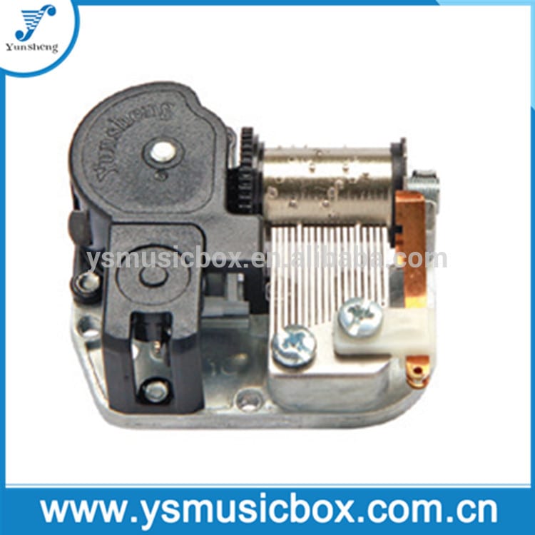 Standard 18 note music box mechanism with Circuit Contact Switch