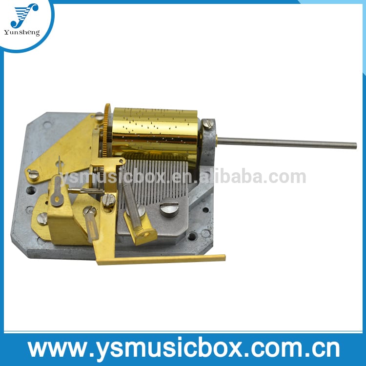 Free sample for Plastic Music Box -
 22-Note movement with drum shaft input for Cuckoo clock / cuckoo clock movement Y22S – Yunsheng