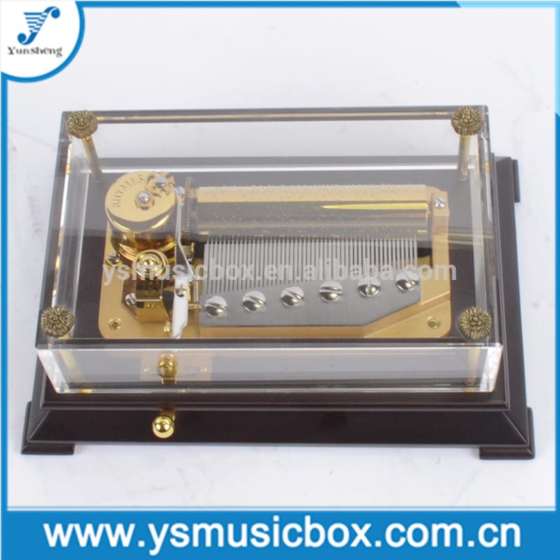 Classic Handmade Glass Music Box қуттии мусиқии yunsheng