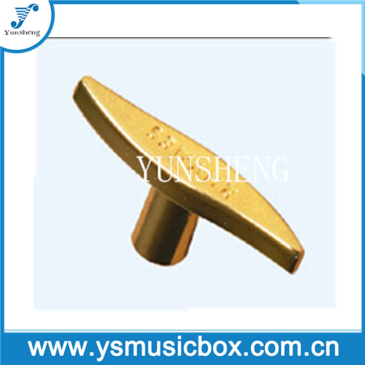Musical box/musical movement golden metal key for 30 note classic musical movement K-100
