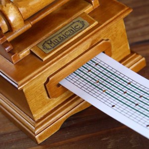 Wooden Paper handcrank music box yunsheng (LP-36)
