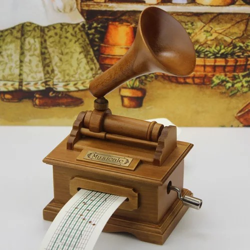 Rapid Delivery for Battery Operated Music Box -
 Wooden Paper handcrank music box yunsheng (LP-36) – Yunsheng