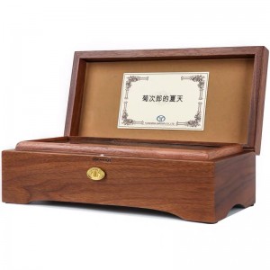 78-Note Kina handgjorda träspeldosa Musikalisk present smyckeskrin (Y78MY7)