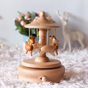 Gift carousel horse music box (LP-48)